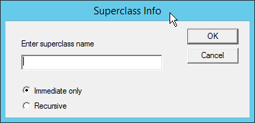 Leave Superclass blank